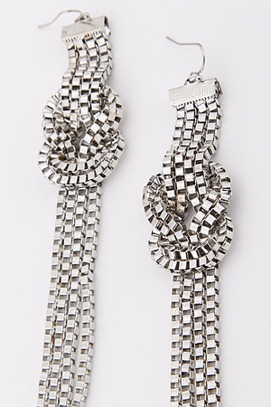 Chain Looped Drop Earrings 6ACH1